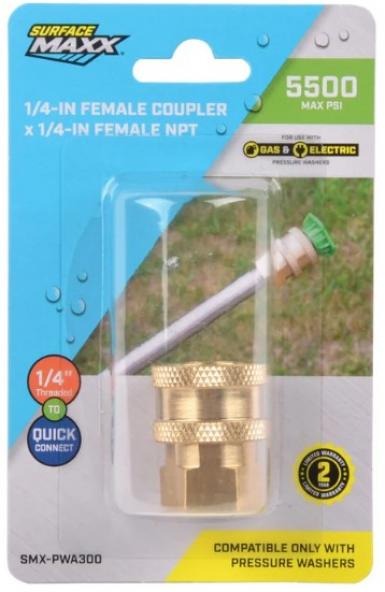 Maq Presion Quick Coupler 1/4" F