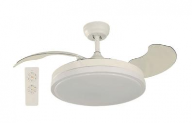 Abanico Techo 42" Wht Retractabl