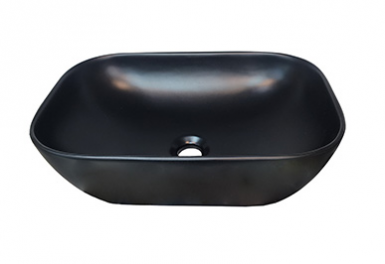 Lav. Sobreponer Oakb Oval Negro