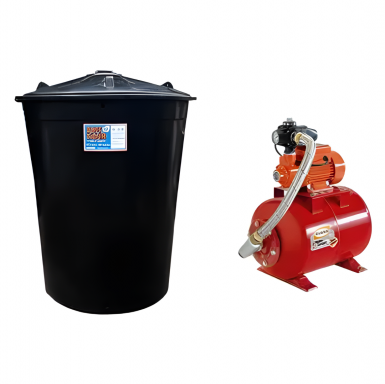 Combo Cisterna 400gl+bomba Evans