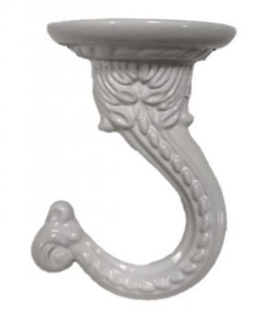 Swag Hook Zinc Wht 2"