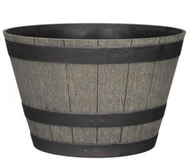 Whsky Brl Planter 19"