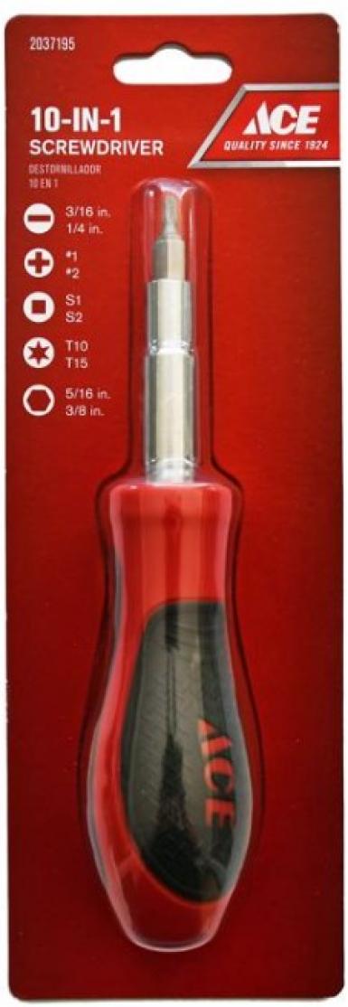 Mlt Bit Screwdrivr 10in1