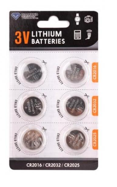 Batteries Lith 3v 6pk