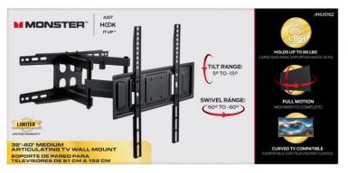 Articultng Wall Mnt 88 Lbs