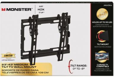 Montura Tv Tilt  23"-43" 99lb