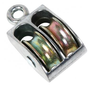 Dbl Shv Rgd Eye Pully 1"