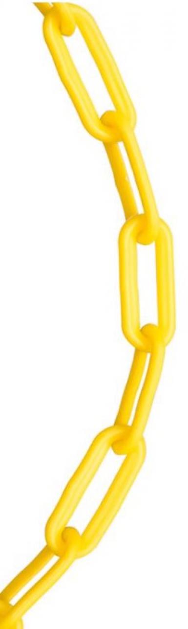 Cadena Plastic Yellow #8