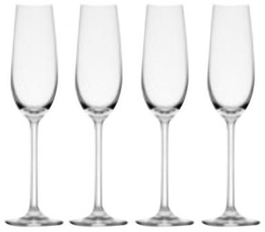 Flute Glass 8.25oz 4pk
