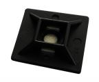 Cable Tie Mount Blk 5pk