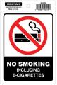 No Smoking Decal 4"x6"