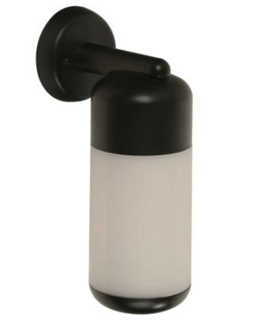 Lampara Pared Ext Blk/wht 1l 10w