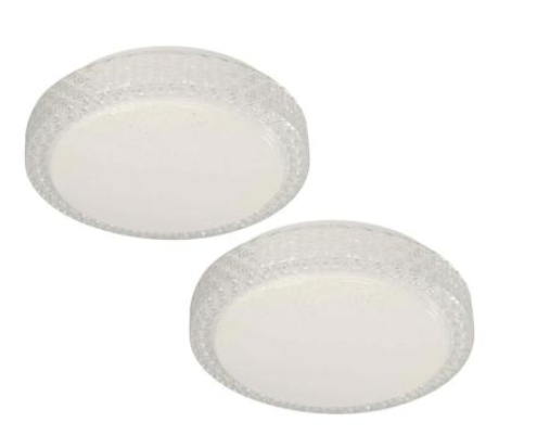 Lampara Techo Wht 2pk 12w