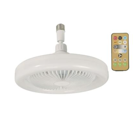 Lampara/abanico Wht Roseta 20w