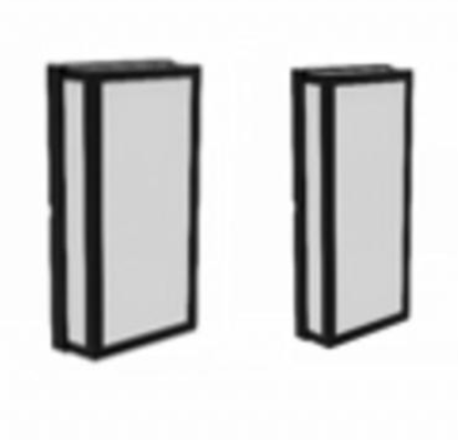 Lampara Pared Blk 2pk 12w 6500k