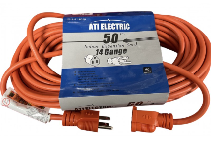 Extension Elect 50' 14/3 3plug