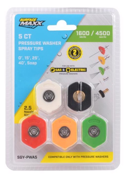 Set Puntas Maq. Presion 4.0 5pk