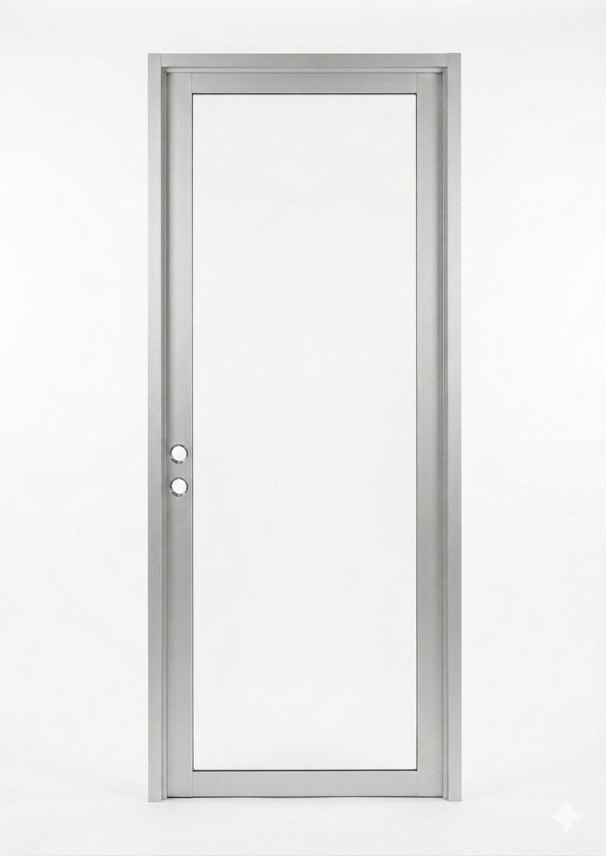Puerta Alum Fullglass 30x80 T4