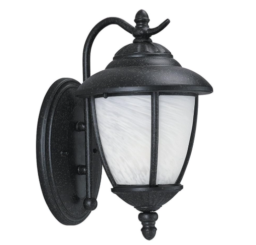 Lampara Pared Outdoor Blk