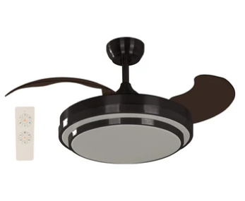 Abanico Techo 42" Blk Retr C/rem