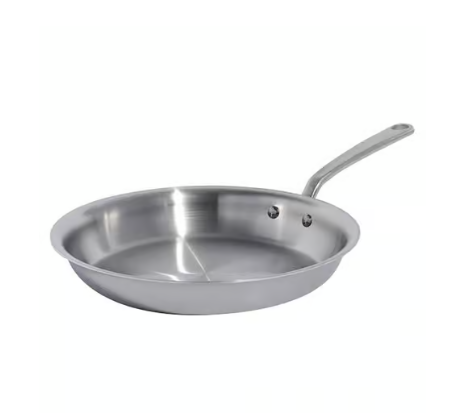 Fry Pan Ss Slv/wht 12"
