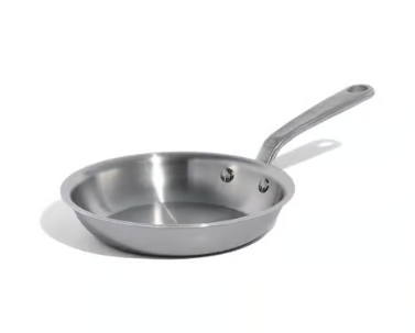 Fry Pan Ss Slv/wht 8"