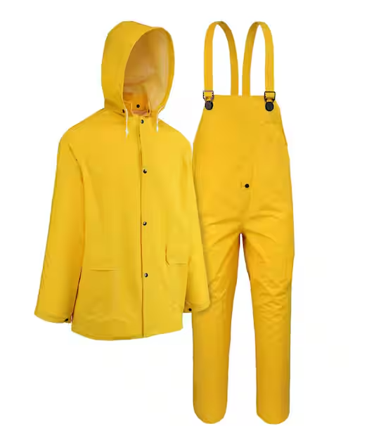 Raincoat Pvc Yellow X-lg