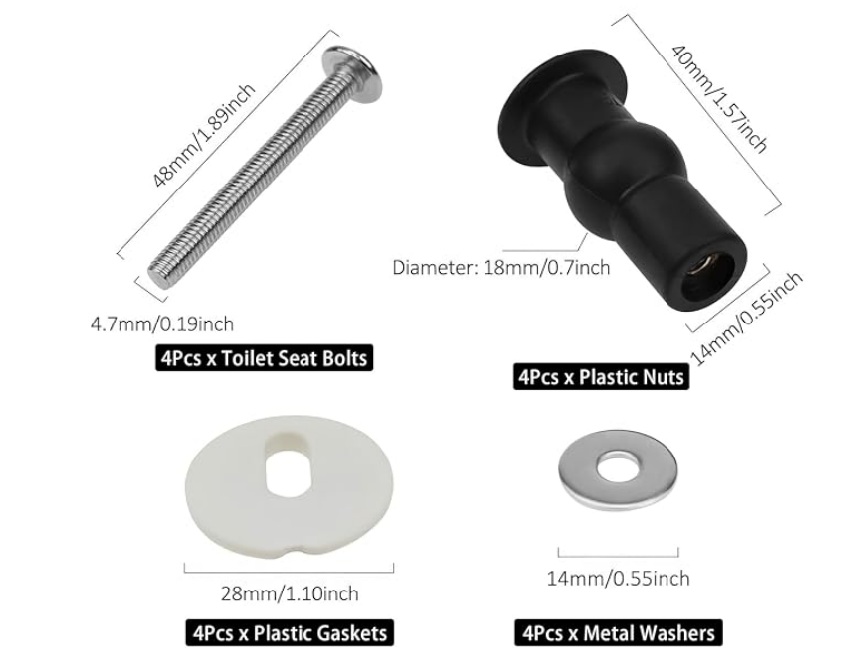 Tornillos Expasortapa Inodor 2pk