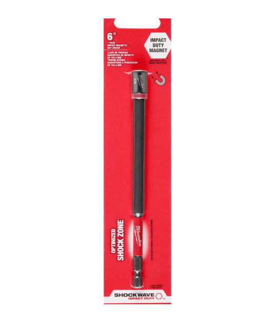 Impact Mag Nut Driver 1/4x6"