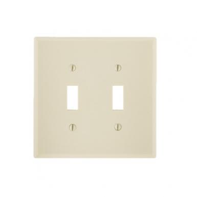 Tapa 2 Switch Senc Pvc 4x4 Ivory