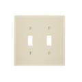 Tapa 2 Switch Senc Pvc 4x4 Ivory