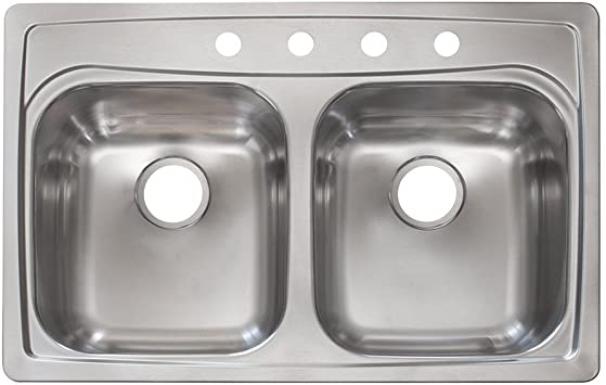 Fregadero Dbl Ss 8" Prof Fd2005