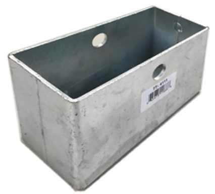 Caja Para Rueda De Porton 4"